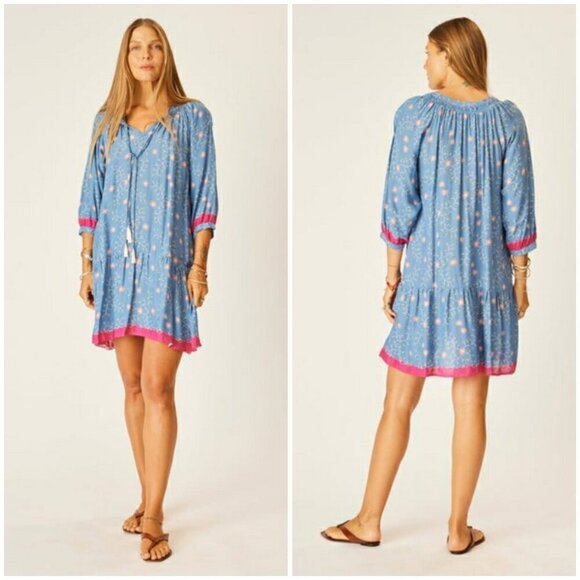 💕NATALIE MARTIN💕 Stevie Dress ~ Pinwheel Denim Small S NWT - Picture 2 of 16